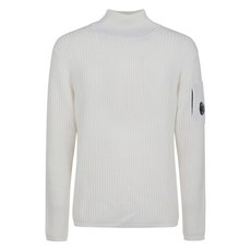 C.P.컴퍼니 렌즈 디테일 골지 니트 스웨터