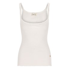 끌로에 물결 트리밍 탱크 탑