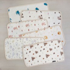 【 Chu-mi 啾米】四層紗長型澡巾, 點點兔, 2套, 2個裝