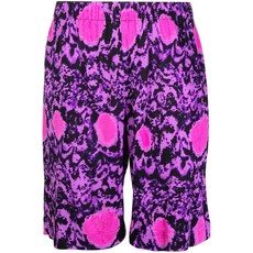 에드워드크러칠리 아트 패턴 실크 쇼츠