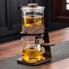自動泡茶器 玻璃內膽分離 磁吸過濾茶壺, 1個, 280ml