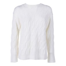 막스마라 케이블 니트 퀴드 스웨터