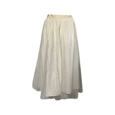 발렌티노 가라바니 중고 스위스 도트 튤 미디 스커트