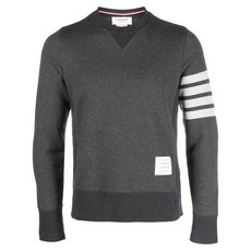 톰 브라운 로고 패치 스웨트셔츠