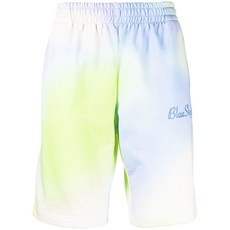 블루스카이인 로고 자수 타이다이 쇼츠