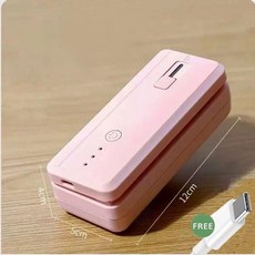 便攜小型家用封口機 塑料袋密封包裝塑封神器, 粉色
