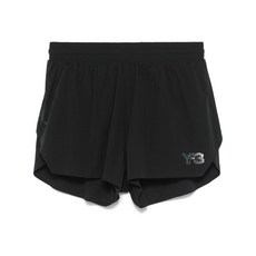 Y3 로고 프린트 러닝 쇼츠
