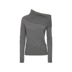 마이클코어스 비대칭 원숄더 캐시미어 스웨터