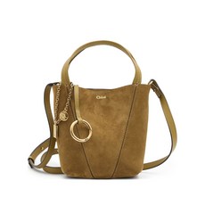 끌로에 스몰 스핀 스웨이드 레더 토트 백