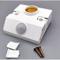 感應燈座 全電壓 可調秒數 智能感光照明燈座, 1個, 加購電源線6米+插頭一條(無燈具)