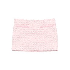 로웬로즈 트위드 미니 스커트