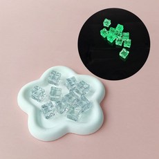 彩色冰塊/微景觀/造盆景/多肉/蛋糕擺件/桌上裝飾/園藝/拍攝攝影/婚禮擺設/夜光/酒櫃擺飾/星空星點, 1個, 【J5】白色