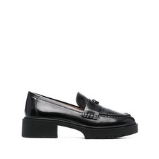 코치 레아 청키 솔 가죽 로퍼