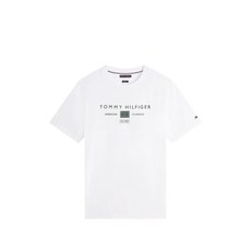 타미힐피거 로고 디테일 티셔츠