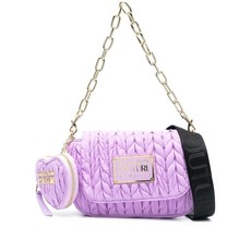 베르사체진쿠튀르 인조 가죽 마틀라세 숄더 백