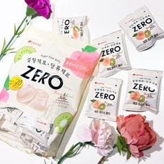 LOTTE ZERO 無糖蒟蒻果凍 (水蜜桃奇異果口味), 238g, 1套