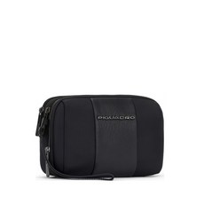피콰드로 logo-plaque clutch bag