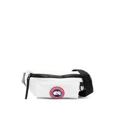 캐나다구스 로고 패치 패딩 벨트 백