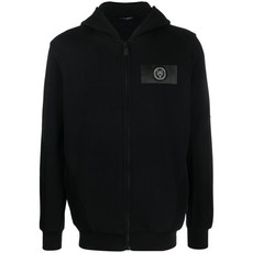 플레인스포츠 로고 프린트 후드 집업