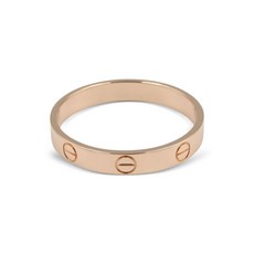 까르띠에 중고 2010's 18K 핑크 골드 미니 러브 링