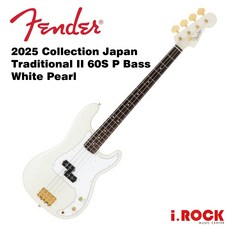 Fender 日廠 2025Collection Traditional II 60S P Bass 電貝斯 珍珠白