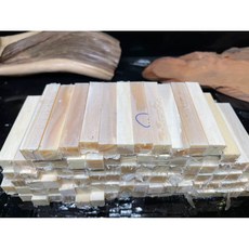 泓潤 精選天然猛瑪象牙原料 方條料, 1個