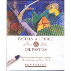 SENNELIER 申內利爾 畢卡索專家級 手工油性粉彩 24色 風景色系, 1個