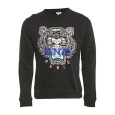 겐조 중고 타이거 자수 크루 넥 스웨트셔츠