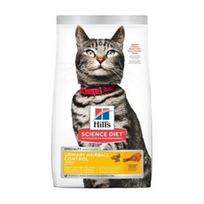 Hill's SCIENCE DIET 泌尿道毛球控制成貓乾糧 雞肉口味 1.58公斤, 1個, 10135|1.58kg, 1.58kg, 雞