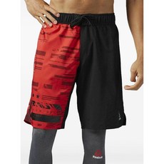 리복 Workout Ready graphic board shorts