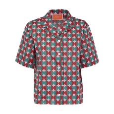 라 더블제이 기하학 프린트 파자마 세트