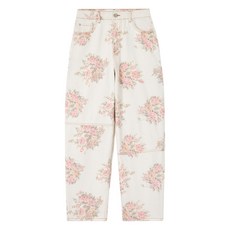 가니 플로럴 프린트 패널 진