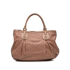 구찌 중고 2016-2026 라지 구찌시마 스칼렛 토트 백