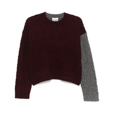 가니 케이블 니트 스웨터