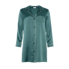 에레스 Gala piping-detail shirt dress