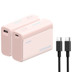 CUKTECH 酷態科 30W快充 口袋型 行動電源 10000mAh Wh標示 可上飛機 符合航空規範 CCC認證, 粉色, PB100S