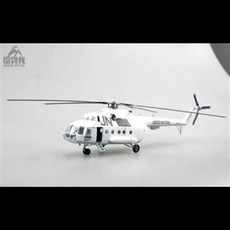 MODEL STYLE 聯合國直升機模型, 小號手172 俄羅斯un 米-17 河馬h直升機37046 成品模型, 1個