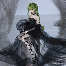 BJD 4分 蝶小靈 黑色禮服 人形玩偶, 1個, 4分 蝶小靈 套餐B