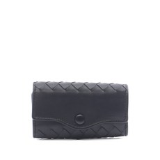 보테가 베네타 중고 2010s 인트레치아토 레더 키 케이스