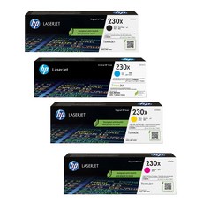 HP 230X原廠高容量碳粉匣 適用4203dn 4303dw, 1個, 【四色一組】黑+藍+黃+紅 各一支