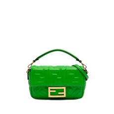 펜디 중고 2010-2024 미니 주카 엠보스드 레더 바게트 사첼 백