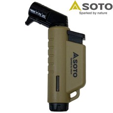 SOTO L型填充式掌中點火器/打火機/點火槍 【不含燃料】【期間限定】, 1個, ST-486HCT 土狼棕