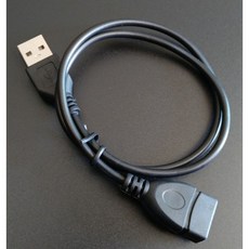 USB 2.0 公對母 延長線, 1個, 30cm