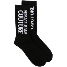베르사체진쿠튀르 로고 프린트 양말