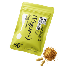 Treeplus樹加生技 Vigor+ 元氣牛B雙效膠囊 牛樟芝子實體 B群 50顆, 1個