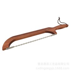 木製麵包刀 切片不掉渣, 櫸木, 1套