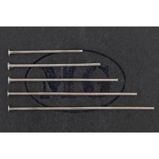 沐錦飾品材料DIY銅T針(代白)@30g,手工藝配件,DIY飾品材料,串珠材料, 1個, 0.8×23MM(代白) 30g/盒