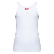 디젤 T-wife-dco 로고 디테일 탱크 탑