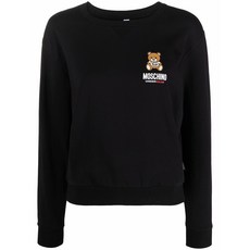 모스키노 모스키노 테디 베어 프린트 크루 넥 스웨터