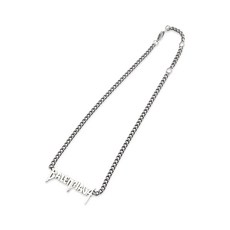 발렌시아가 중고 2010's 타이포 메탈 네크리스